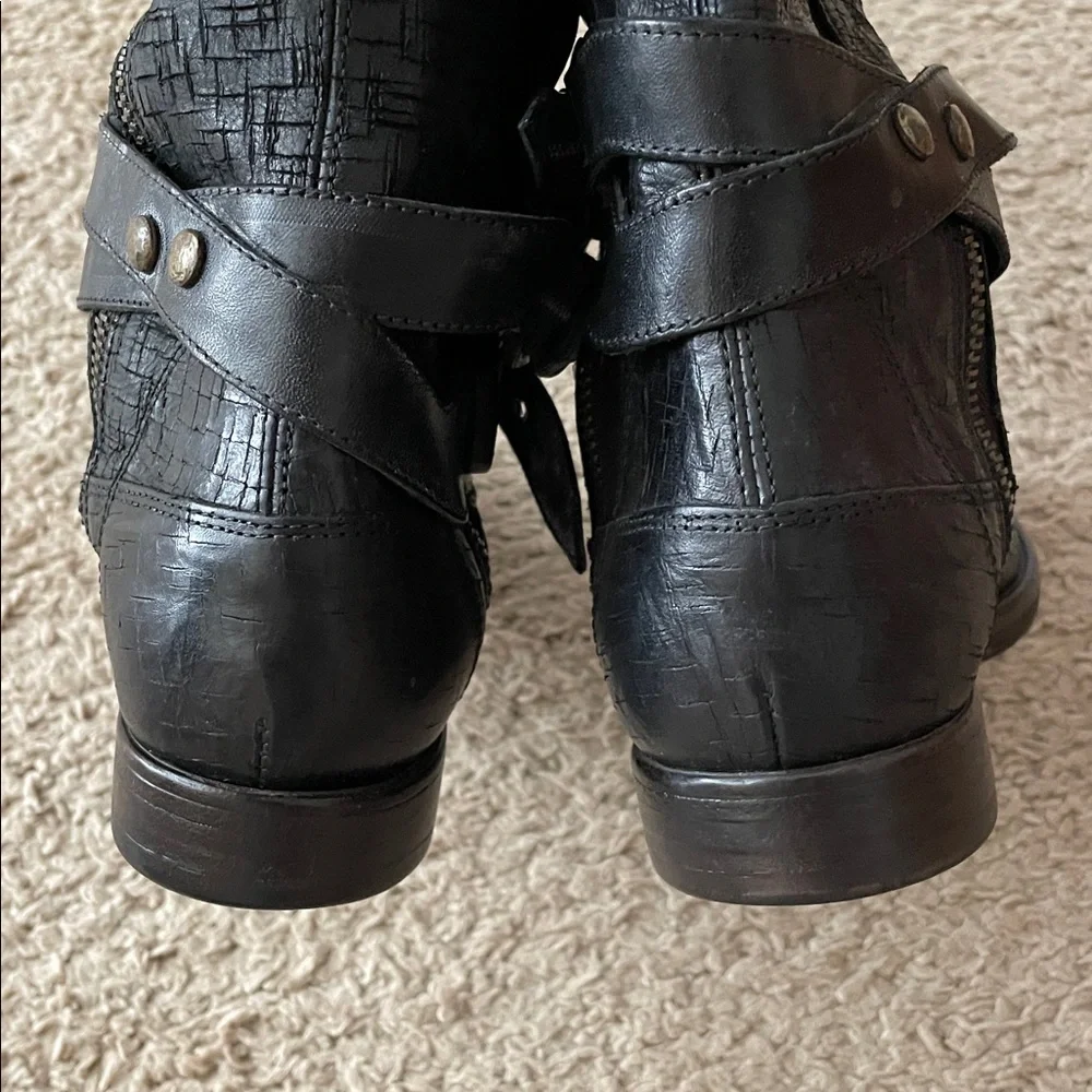VINTAGE UGG Collection Tall NICOLETTA WEAVE leather over the knee boot 8 NIB